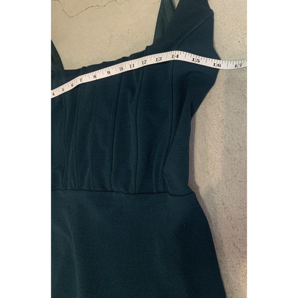 Windsor Maxi Dress Small Hunter Green Mermaid Lattice Prom Pageant Formal Gown - Picture 10 of 14